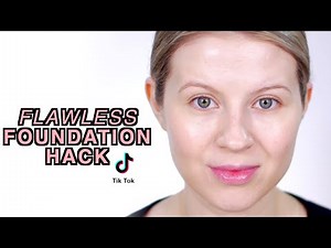 Testing Viral TikTok Foundation Hack! Let's try it