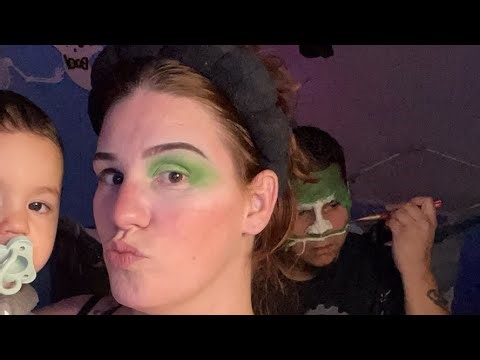 Frankenstein Halloween make up ￼