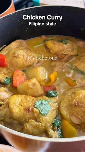 Classic Filipino Chicken Curry #filipinocuisine #chickencurry #chickenrecipe