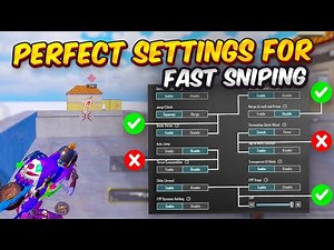 Best Sniper Settings And Sniping Tricks ✅❌ Update 2.7 / PUBG MOBILE / BGMI | Guide Tutorial