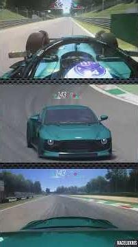 Fernando Alonso Aston Martin F1 vs Aston Martin Valour at Monza