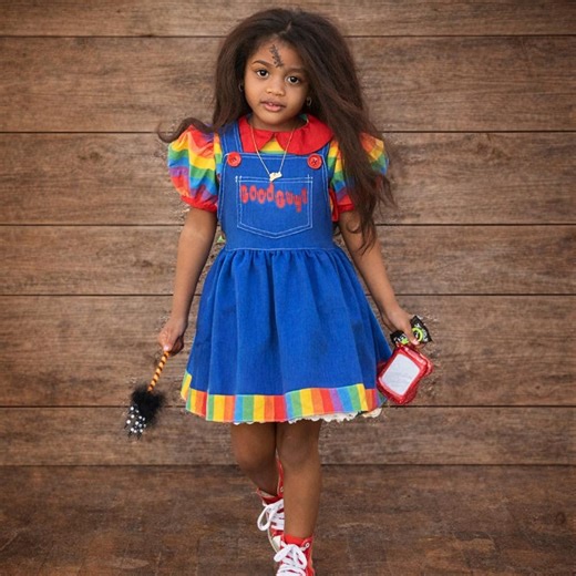 Chucky Inspired Baby Costume Dress: Halloween Outfit - Etsy