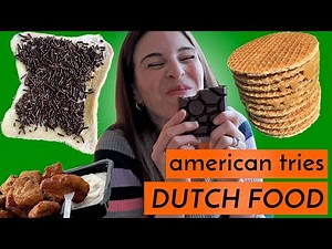 American Tries Dutch Food in the Netherlands!!
