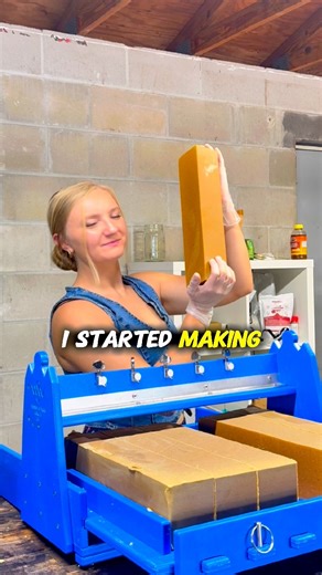 One of the questions I am most asked is where are my huge blue molds and log splitter from🙌🏻 here is a link!! We love our Winston and Walter products😌 https://winstonandwalter.ca/?sca_ref=9593058.XV6zlGAlFFHRmgR | My healthy soap