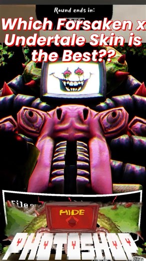 Which Forsaken x Undertale Skin is the Best?? #forsaken #roblox #fyp #undertale