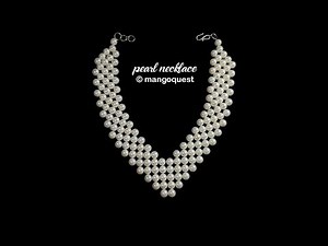 Multilayer Pearl Necklace Tutorial Fashion Jewellery DIY