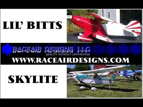 Raceair Designs, Skylite ultralight, Lil' Bitts bi-plane.