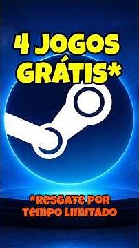 4 jogos DIVERTIDOS e GRÁTIS na STEAM! 1 deles COM 97% DE APROVAÇÃO ✅