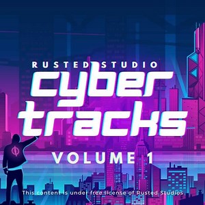 Free Cyberpunk Music Cyber Tracks Volume 1 by RUSTED MUSIC STUDIO Music & Assets
