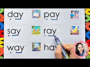 AY and AI LONG A VOWEL SOUNDS ✨ | Phonics for Kindergarten & Vocabulary | Teacher Sami