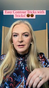 Super easy beginner contouring with sticks #makeup #sticks #contour #adultfacepainting | Dana Garland Laird