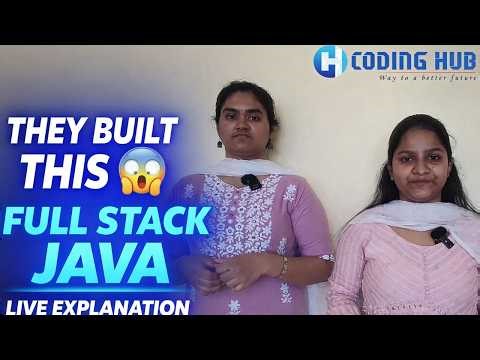 Real-Time Full Stack Java Project by Students | Coding Hub Innovations Project Demo