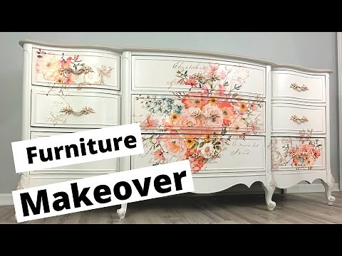 Chalk Painted Furniture Makeover | How to prep your piece before you paint