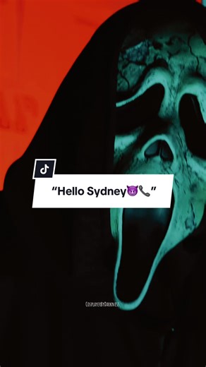 “Hello Sydney😈📞”#cosplay #foryoupage #tiktok #ghostface #scream