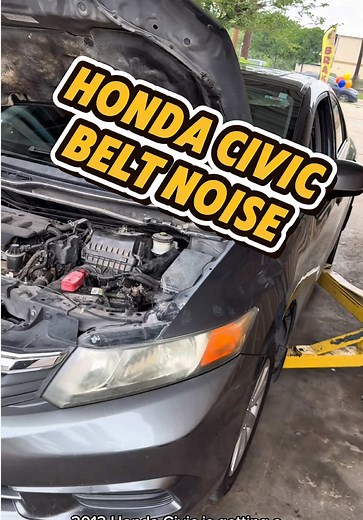 2012 Honda Civic Serpentine Belt Tensioner Replacement Guide