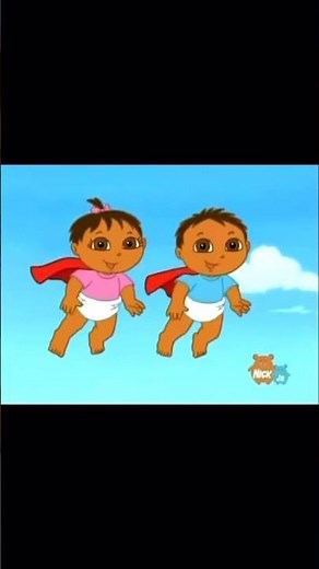 Dora, Boots, & The Super Babies Meet A Walking Banana 🍌🤪😂 #doratheexplorer #cartoon #funny