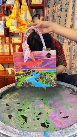 Lacquer Fan on Instagram: "The lacquer color looks like a dream Tap 💖, drop a comment 💬 & share 📤! @lacquer_fan_ 💌 #lacquerart #natureinspired #uniquebackpack #likeandshare #backpackdesign #howto #handmadeart #lacquer #lacquerlovers #heritage #chineseculture #lacquerart #paintart #handcrafted #漆器 #artwork #artoftheday #heritagestyle #art #painting #diy #diycrafts #travelphotography #bags #handmade #handmadejewelry"