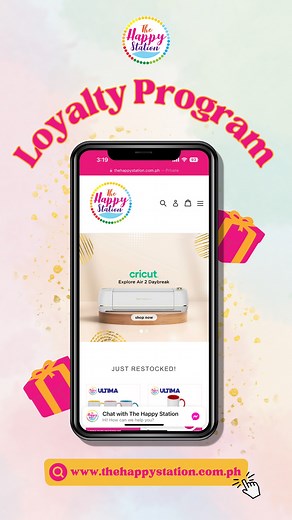 Introducing The Happy Station's Online Rewards Program - our way of saying THANK YOU to all our loyal #HappyCrafters online! 🎉 Learn how to earn loyalty points by completing actions on our website and redeem them for exclusive discounts! 🎁 Physical store or online, thank you for making The Happy Station a haven for crafting enthusiasts. Your creativity inspires us everyday. Keep crafting and #LetsCreateHappy together! 💖 *Rewards cannot be redeemed in conjunction with other sales or promotions