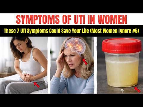 7 WARNING symptoms of UTI in women ((Most Women Ignore #5))