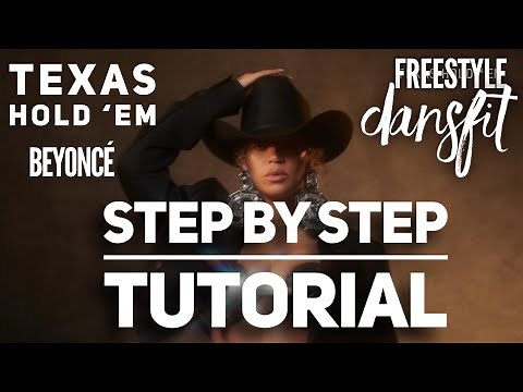 Step by Step Tutorial - Texas Hold ‘Em - ‪@beyonce‬ Freestyle DansFit #dance #dancefitness #youtube