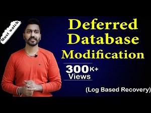 Deferred Database Modification: Log Based Recovery Video Lecture | Crash Course: Computer Science Engineering (CSE)