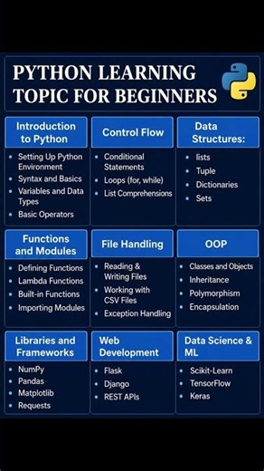 🐍 Python Roadmap for Beginners