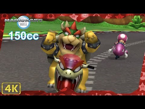 Mario Kart Wii for Wii ⁴ᴷ Full Playthrough (All Cups 150cc, Bowser gameplay)