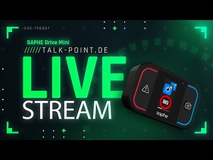 Livestream Highlights SAPHE Drive Mini Blitzer und Gefahrenwarner