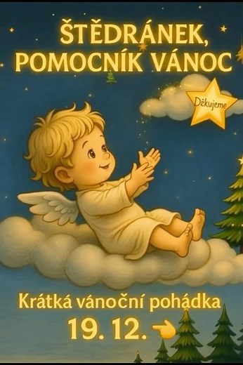 Pohádka o andílkovi, co přinesl Vánoce. 🤶 🎄l Duha plná pohádek #pohadky