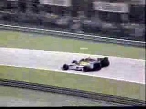 Nigel Mansell Crashes at the 1986 Brazilian Gp