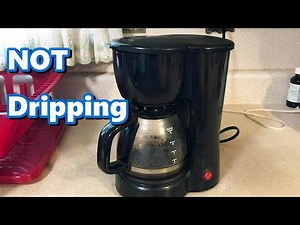 Drip Coffee Maker (Walmart) NOT DRIPPING - Easy FIX with MONOJECT