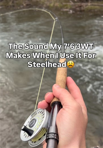 Putting that dirty rod to the breaking point😩 #flyfishing #flyfishingnation #fishingtiktoks #fishing #fishtok