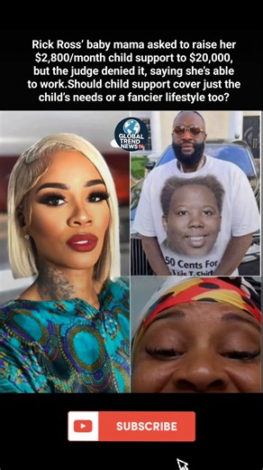 Rick Ross’ Baby Mama Denied $20K Child Support Boost #RickRoss #ChildSupport#ParentingDebate