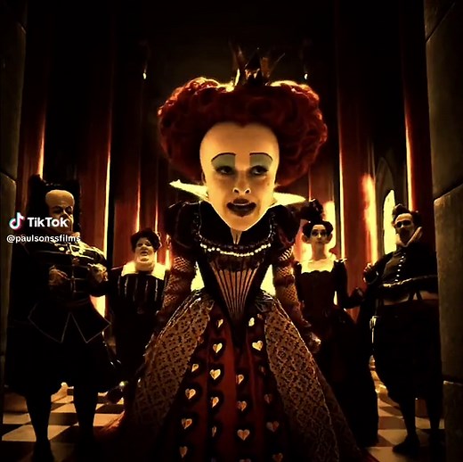 Big Head Queen of Hearts: Red-haired Disney Fantasy Character