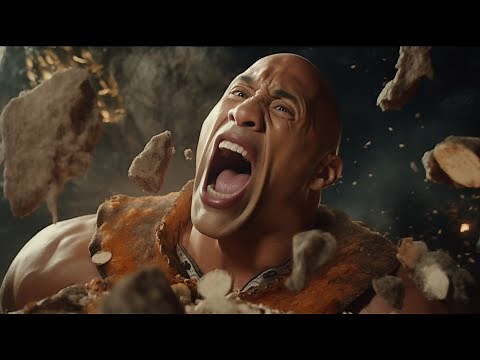 I asked AI to make The Rock eat rocks