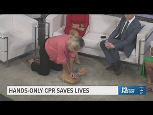 CPR DEMO | How hands-only CPR can save lives