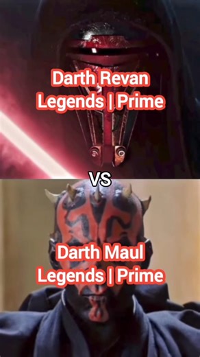 Darth Revan vs Darth Maul