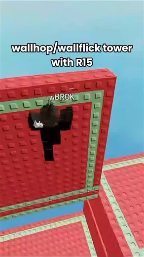 R15 di Map Aigo Wallhop Tower di Roblox
