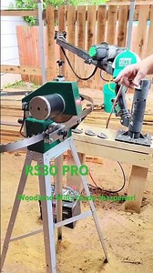 ‎⁨@woodlandmills⁩ RS30 PRO bandsaw blade sharpener! frash blades in a few minutes #wood #diy