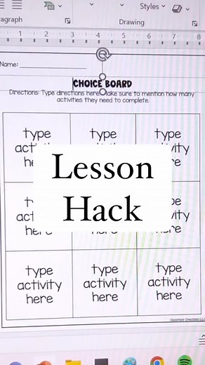 Catherine Coyle on Instagram: "✋STOP BUYING NEW CHOICE BOARDS and create your own! Use for any topic, subject, and even grade level. Choice Boards are perfect for low prep: 椐 early finisher activities 椐 math/literacy centers 椐 homework choice 椐 project choice Comment CHOICE and I’ll send you the link! You can also find these in my TPT store by searching ‘Editable Choice Boards’."