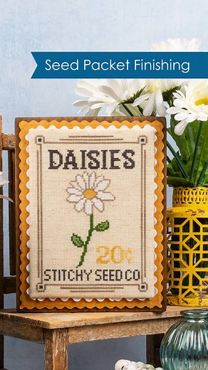 Need a finishing for your Seed Packet Cross Stitch Project? In this video Kimberly shows you how to easily show off your art with this finishing tutorial🤩 Check out our YouTube Channel to watch: https://www.youtube.com/@FatQuarterShopFlossTube | FQS Cross Stitch