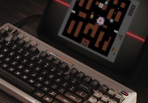 8BitDo pivots to PC nostalgia with C64-style mechanical keyboard and external joystick