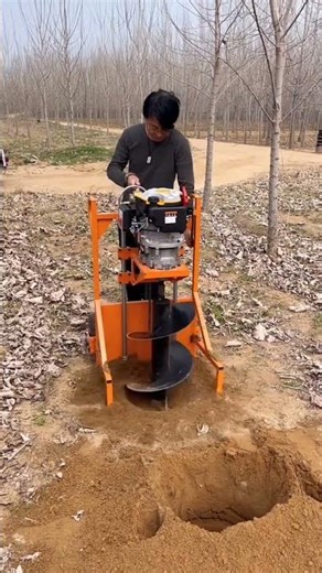 Electric Machine Digging Deep Hole Easily 😳⚡