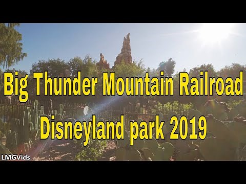 Big Thunder Mountain Railroad ride 2019 - Runaway Mine train | Disneyland | HD POV |