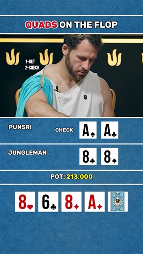 THIS POKER HAND IS INSANE 😱 #poker #pokerstrategy