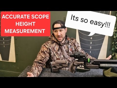 HOW TO MEASURE AIRGUN SCOPE HEIGHT CORRECTLY FOR YOUR DNT ZULUS BALLISTIC CALCULATOR