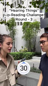 21K views · 410 reactions | Lip-Reading Challenge | Pt 1#Hearing #Things #Lip-reading #Game #Activities #Fun #Comedy | Kristina Ostapenko | Facebook