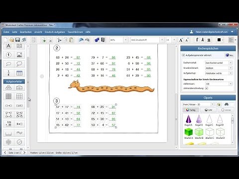 Einmal quer durch den Worksheet Crafter