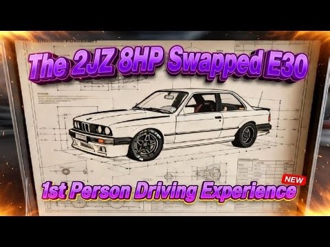 2JZ 8HP70 Swapped BMW E30 POV Driving Experience - It's Perfect!