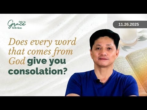 26 November 2025 - Only By Grace Reflections